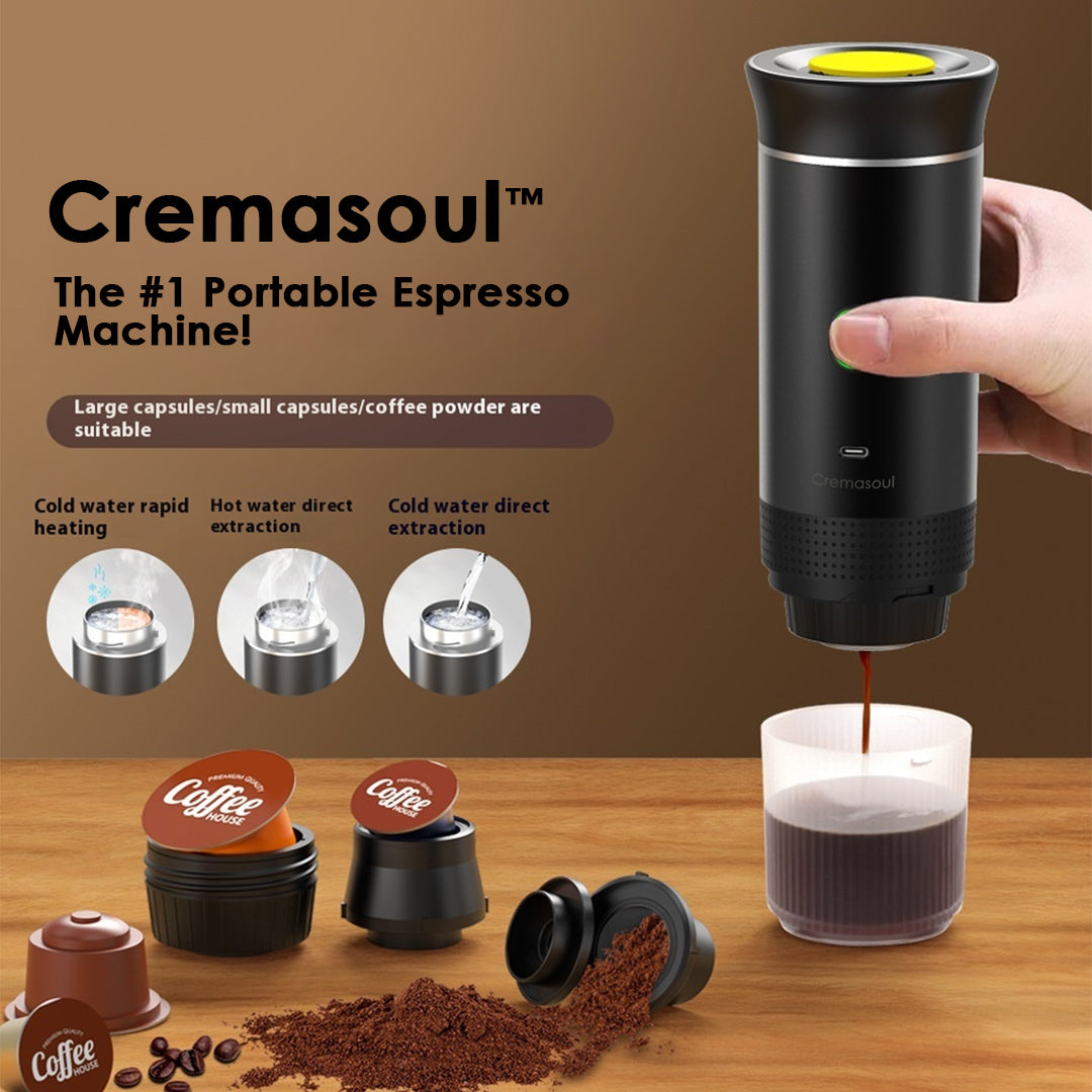 Cremasoul™ Portable Espresso Machine