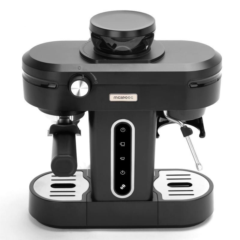 Mini Home Grain Espresso Machine – Semi Automatic Coffee Maker With Grinder
