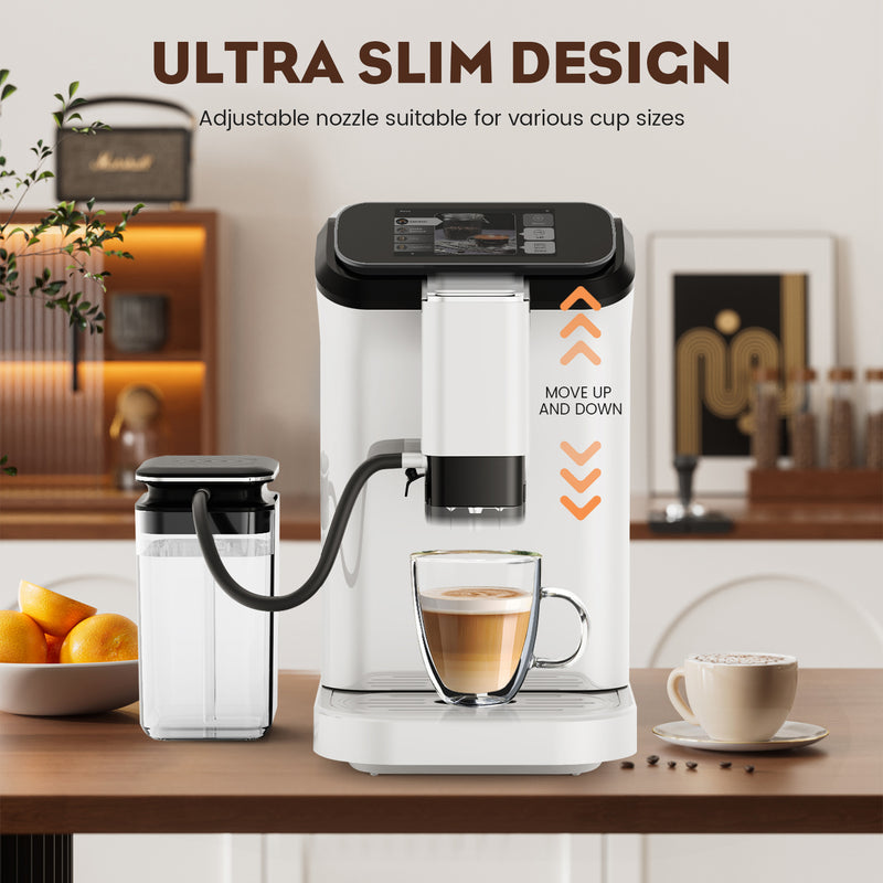 D5 Tuya Smart Espresso Machine | Fully Automatic Coffee Maker with Grinder