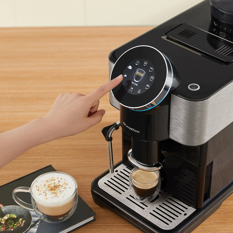 Dr Coffee H1 Automatic Espresso Machine – Household Bean-to-Cup Coffee Maker With Steam Rod