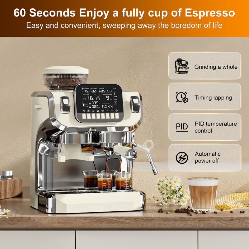 New OEM 15 Bar Pump Pressure Coffee Maker | Manual Espresso Machine
