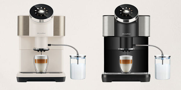 Dr.Coffee H2 Fully Automatic Coffee Machine – White Home Espresso Maker