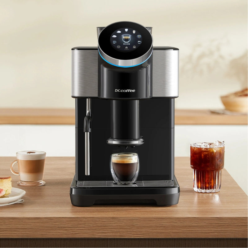Dr Coffee H1 Automatic Espresso Machine – Household Bean-to-Cup Coffee Maker With Steam Rod