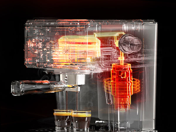 Empstorm 01E 20-Bar Semi-Automatic Espresso Machine with Milk Frother & Steam Wand for Lattes, Cappuccinos, and Home Barista Coffee