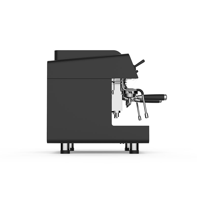 Legend 2-Group Commercial Semi-Automatic Espresso Machine, 9-Bar Pressure with Programmable Functions – White for Restaurants & Milk Tea Shops